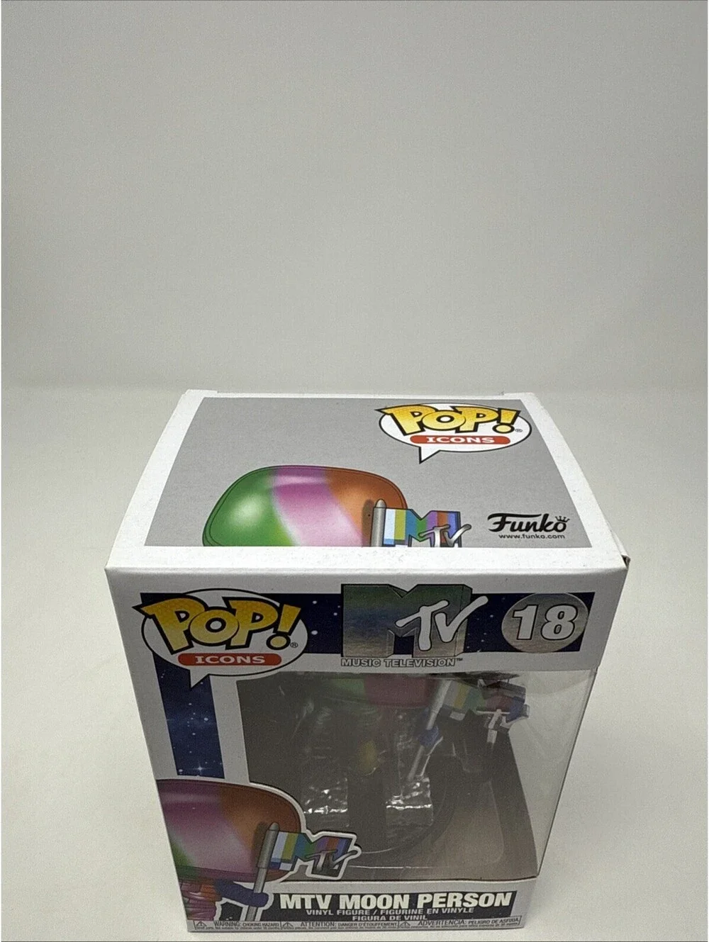 MTV Moon Person #18 Funko Pop! Classic Icon Silver Vinyl Figure